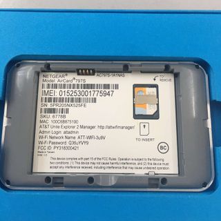 Thiết bị phát WiFi di động 4G Netgear AirCard 797S, tốc độ 400Mbps, Pin 2930mAh Fullbox