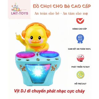 ĐỒ CHƠI VỊT VÀNG DJ ÂM THANH ĐÈN NHẠC CHO BÉ giá sỉ