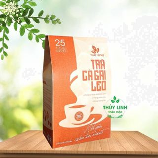 Trà Cà Gai Leo THÁI HƯNG - Hộp 25 túi lọc x 5g - Mát gan, thải độc gan, hạ men gan, giảm mỡ gan