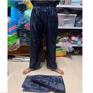 Quần đi mưa vải dù cao cấp chống thấm nước nam, nữ mặc đều được CTB815 - BECHIP