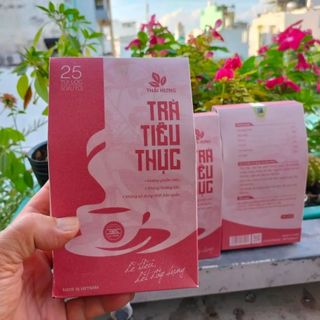 Trà tiêu thực Thái Hưng (Hộp 25 túi lọc 5g) dễ tiêu, hết đầy bụng, nhuận tràng, thải độc, giảm béo