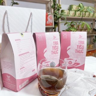Trà tiêu thực Thái Hưng (Hộp 25 túi lọc 5g) dễ tiêu, hết đầy bụng, nhuận tràng, thải độc, giảm béo