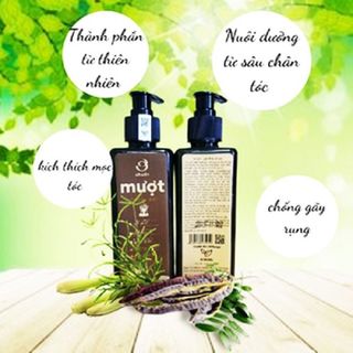 MƯỢT - Dầu gội thảo dược AN THÁI HƯNG 300ml Hết Rụng, Sạch Gàu, Nấm, Ngứa Da Đầu - An Thái Hưng
