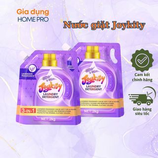 [Hỏa tốc HCM] Nước Giặt Joykity Hương Lavender túi 2L An Toàn Cho Da Làm Sạch Vết Bẩn Ưu Việt Lưu Hương 48 Tiếng giá sỉ