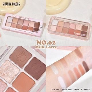 Bảng Phấn Mắt 12 ô SIVANNA Colors Cute Mood Blending Eye Palette HF643