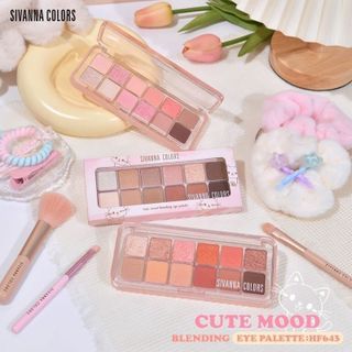 Bảng Phấn Mắt 12 ô SIVANNA Colors Cute Mood Blending Eye Palette HF643