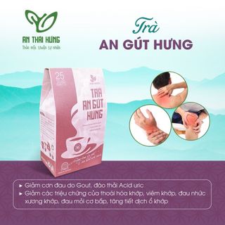 Trà An Gút Hưng Thái Hưng - Đào thải axit Uric, giảm cơn đau do gút