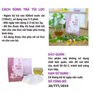 Trà An Gút Hưng Thái Hưng - Đào thải axit Uric, giảm cơn đau do gút