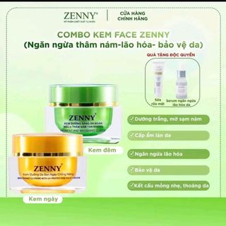 Bộ kem zenny dưỡng trắng mờ nám tàn nhang