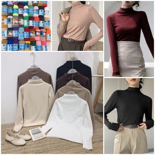 Áo giữ nhiệt nữ không nỉ - Áo thun lạnh nữ
