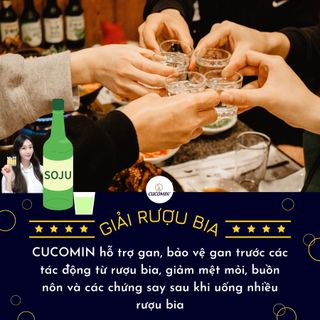 Tinh Chất Nghệ Nano Curcumin Nghệ Đông Trùng CUCOMIN Hàn Quốc loại 105 Tuýp × 2g Tặng Túi Đựng Và Bình Pha Nước 350ml