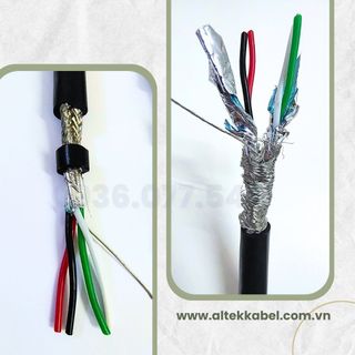 Cáp tín hiệu RS485 2P24AWG - RS485 Altek Kabel 2 Pair 24 AWG giá sỉ