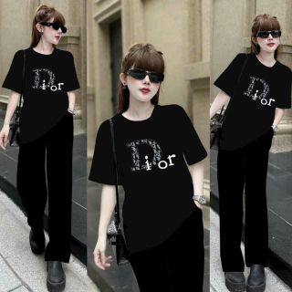 Sét bộ ống rộng thêu