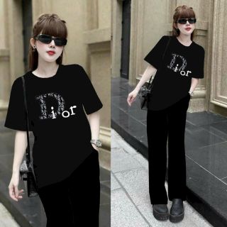 Sét bộ ống rộng thêu