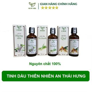 Tinh dầu thiên nhiên nguyên chất An Thái Hưng 50ml Massage, khử mùi, diệt khuẩn, làm ấm cơ thể giá sỉ