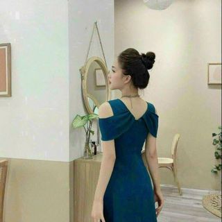 Đầm xòe hở vai sang trọng hàng thiết kế cao cấp hàng về lại đủ size