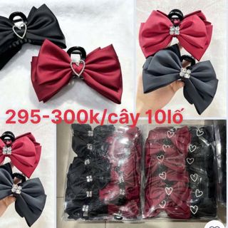 Kẹp mái sét trắng đen đỉnh gấp sau bông hồng vvv giá trên sản phẩm