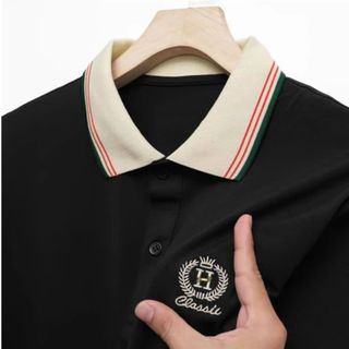 ÁO THUN POLO CỔ BẺ THÊU LOGO BÔNG LÚA H VẢI THUN COTTON CO GIÃN 4 CHIỀU CỰC SANG TRỌNG - LÊ PHƯƠNG BOUTIQUE