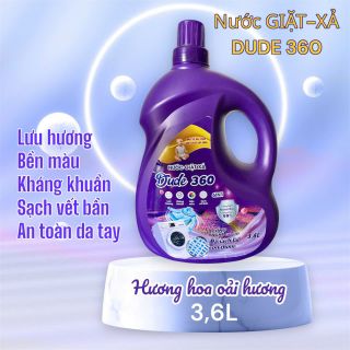 Nước giặt xả công nghệ mới bảo vệ sức khỏe gia đình Dude 360