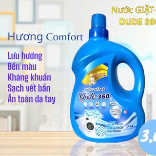 Nước giặt xả công nghệ mới bảo vệ sức khỏe gia đình Dude 360