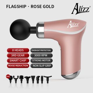 MÁY MASSAGE GUN 8 ĐẦU 6 CHẾ ĐỘ ALIZZ AL- 12496