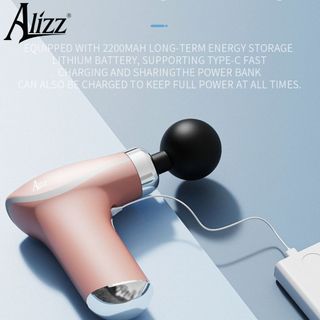 MÁY MASSAGE GUN 8 ĐẦU 6 CHẾ ĐỘ ALIZZ AL- 12496