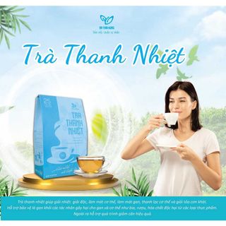 Trà THANH NHIỆT THÁI HƯNG - Giải nhiệt, mát huyết, lợi tiểu - 25 túi lọc x 10g