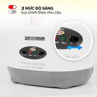 ĐÈN SẠC TÍCH ĐIỆN KHẨN CẤP HONJIANDA HJD- 320 48 LED
