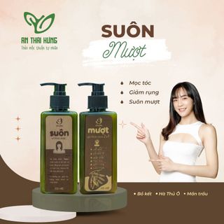 Dầu Xả thảo dược SUÔN 300ml dưỡng tóc, giúp tóc suôn mềm, chắc khỏe, ngăn ngừa gàu, nấm ngứa, rụng