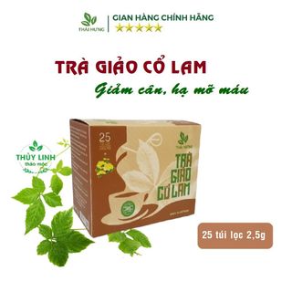 Trà Giảo cổ Lam Thái Hưng - Hộp 25 túi lọc 2,5g - Giảm cân, Hạ mỡ máu - An Thái Hưng giá sỉ