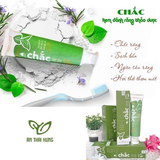 Kem đánh răng thảo dược Chắc -100g - Ơ chuẩn - AN THÁI HƯNG - An Thái Hưng