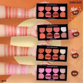 Bảng Phấn Má Hồng Sivanna Colors Ultra Blush Palette HF319 giá sỉ