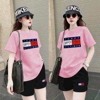 Sét bộ ngắn thêu Logo cao cấp