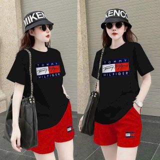 Sét bộ ngắn thêu Logo cao cấp