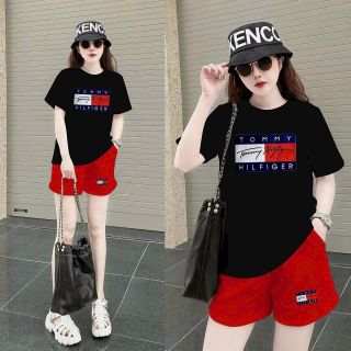 Sét bộ ngắn thêu Logo cao cấp