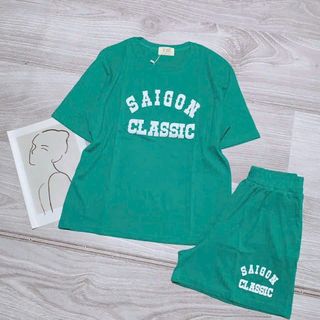 Sét ngắn hoạ tiết siêu trẻ trung