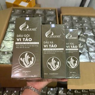 Combo dầu gội vi tảo charme