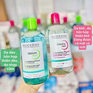 Nước tẩy trang bioderm mẫu mới 500ml nắp nhỏ