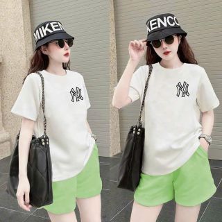 Sét ngắn thêu cotton Logo cao cấp
