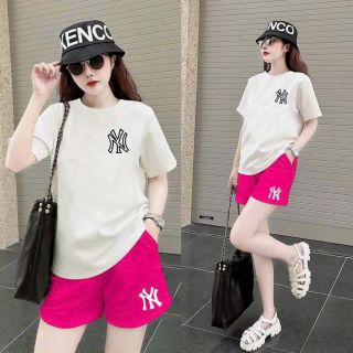 Sét ngắn thêu cotton Logo cao cấp