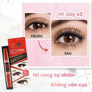 Mascara Hai Đầu Sivanna Super Model 5X Long HF893