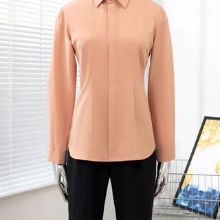 ÁO SƠ MI TAY DÀI CHIẾT EO AB0408