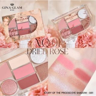 Phấn Mắt GINA GLAM STORY OF THE PRINCESS EYESHADOW G61
