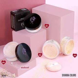 Phấn Phủ Bột Sivanna Loose Powder Thái Lan F010