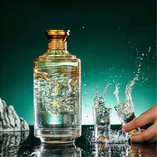 Chai thủy tinh tròn trơn nắp bi cam 500ml đựng rượu
