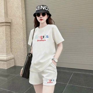 Sét ngắn thêu logo cotton cao cấp