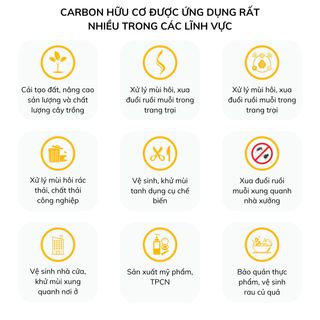 Phân bón hữu cơ Carbon NEMA1-1KG xử lý mùi hôi chuồng trại, nước thải chăn nuôi (quy mô 4000m2)