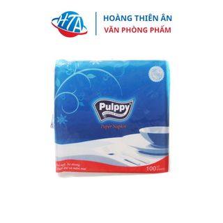 Khăn ăn 33x33cm Pulppy napkin 1 lớp