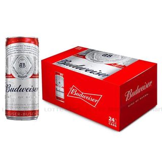 Bia Budweiser 5% Mỹ – thùng 24 lon