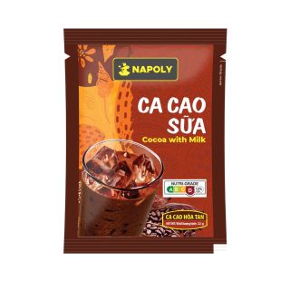 Cacao sữa hoà tan 6in1 Napoli 22g/gói - Bổ sung Mầm Lúa Mạch và Cafe Moka
